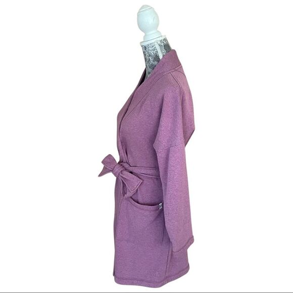 Ugg Braelyn Fleece Lined Robe Heather Purple Plum Size Small - Picture 2 of 10